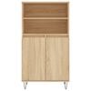 vidaXL Buffet haut Ch&ecirc;ne sonoma 60x36x110 cm Bois d'ing&eacute;nierie