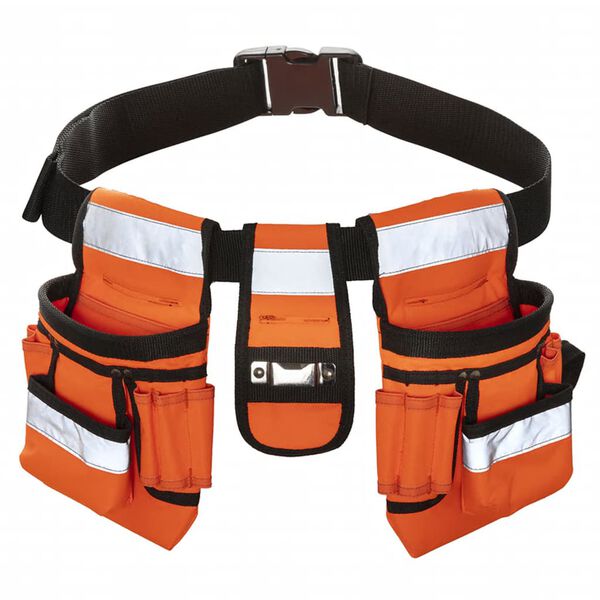 Toolpack Ceinture porte-outils haute visibilit&eacute; Sash Orange et noir