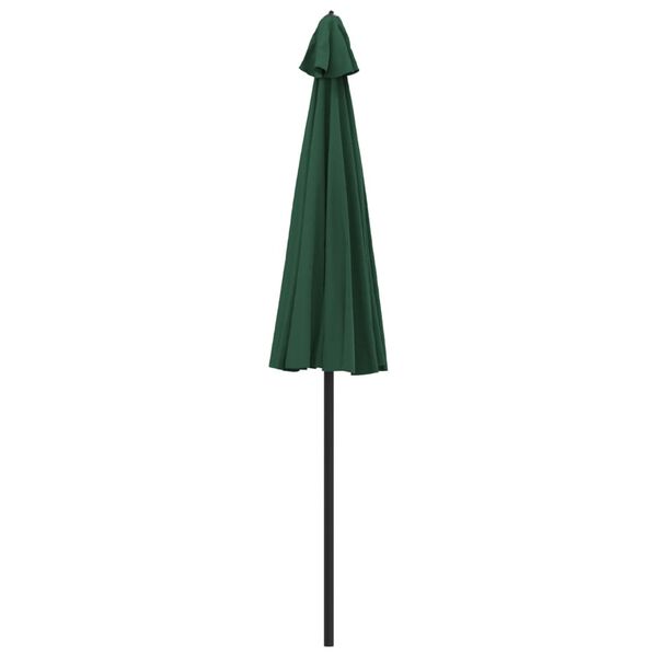 vidaXL Parasol d'ext&eacute;rieur avec m&acirc;t en aluminium 270 cm Vert