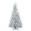 vidaXL Sapin de No&euml;l Artificiel &agrave; Branches Articul&eacute;es Blanc 240 cm