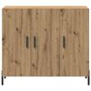 vidaXL Buffet Ch&ecirc;ne artisanal 90 x 34 x 80 cm Bois d'ing&eacute;nierie