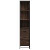 vidaXL Armoire de salle de bain ch&ecirc;ne marron 35x37,5x166 cm