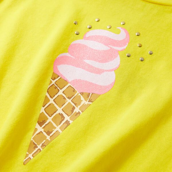T-shirt pour enfants jaune 140