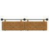 vidaXL T&ecirc;te de lit suspendue Marron 210 x 55 x 5 cm Velours