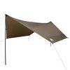 vidaXL B&acirc;che de camping marron 462x306x211 cm imperm&eacute;able