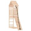 vidaXL Maisonnette de jeu avec mur d'escalade bois massif de pin