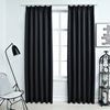 vidaXL Rideaux occultants avec crochets 2 pcs Noir 140x245 cm