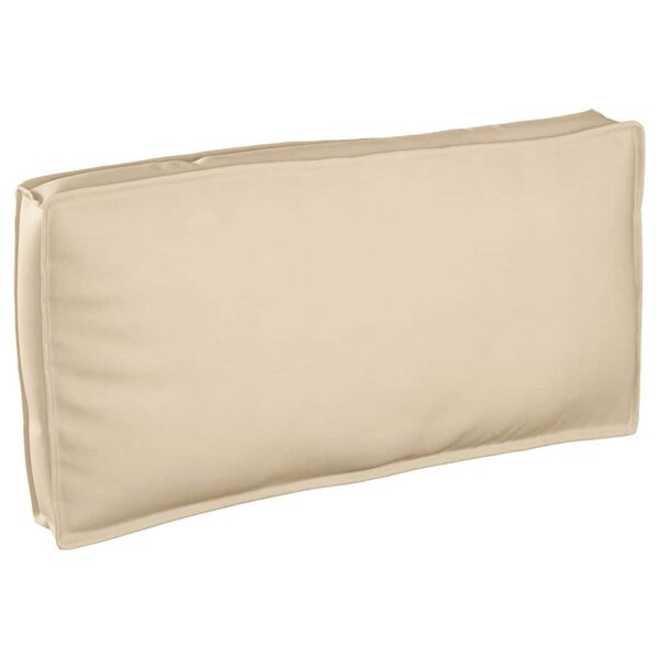 vidaXL Coussin Beige 120 x 60 x 12 cm Tissu Oxford