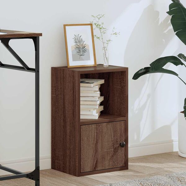 vidaXL Biblioth&egrave;que ch&ecirc;ne marron 31x24x52 cm bois d'ing&eacute;nierie