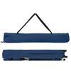 vidaXL Lit de camping pliant Bleu 206 x 76 x 74 cm Oxford et acier