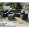 Keter Chaises de jardin Rosalie lot de 2 Graphite