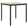 vidaXL Table de salle &agrave; manger / Table de repas 80 x 80 x 75 cm Carr&eacute;