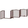 vidaXL Barri&egrave;re pour chien porte pliable 15 panneaux bois de peuplier