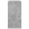 vidaXL &Eacute;tag&egrave;res cube murales 4 pcs Gris b&eacute;ton 30x15x30 cm