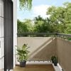 vidaXL &Eacute;cran de balcon beige 90x1000 cm 100% polyester oxford
