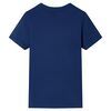 T-shirt pour enfants bleu fonc&eacute; 104