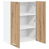 vidaXL Armoire suspendue avec stockage Ch&ecirc;ne artisanal 60 x 31 x 80 cm