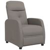 vidaXL Fauteuil inclinable Taupe Tissu