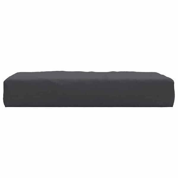 vidaXL Coussin de palette noir 60x60x8 cm tissu oxford
