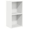 vidaXL Biblioth&egrave;que blanc 40x30x76,5 cm bois d'ing&eacute;nierie