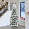 vidaXL Sapin de Noël artificiel avec 300 LED Blanc 93 x 93 x 240 cm