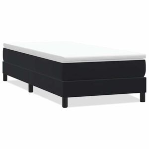 vidaXL Sommier &agrave; lattes de lit sans matelas noir 90x210 cm velours