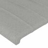 vidaXL Cadre de lit sans matelas gris clair 80x200 cm tissu
