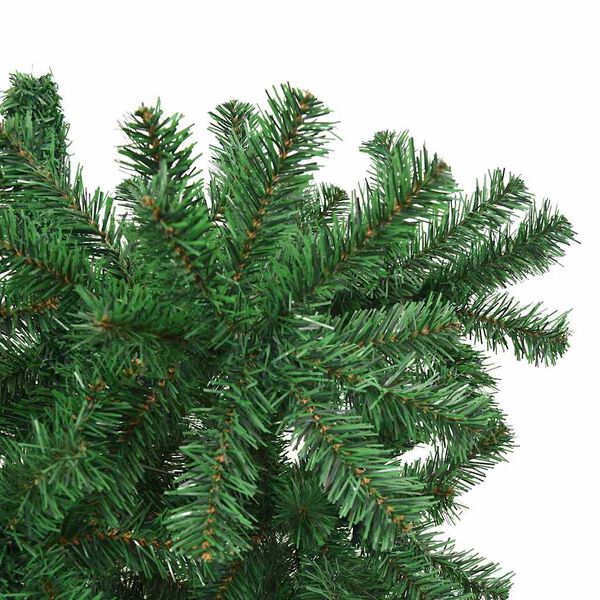 vidaXL Sapin de Noël artificiel renversé avec support Vert 240 cm