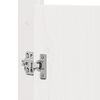 vidaXL Porte de cuisine MEPPEL 2 pcs Blanc 50 x 9 x 82 cm