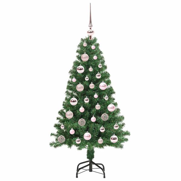 vidaXL Sapin de No&euml;l artificiel Vert 120 cm PVC, Acier et Plastique