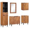 vidaXL Ensembles de salle de bain 5 pcs Acacia Marron Winish