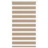 vidaXL Store z&egrave;bre marron sable largeur du tissu 85,9 cm polyester