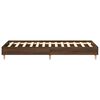 vidaXL Cadre de lit sans matelas ch&ecirc;ne marron 90x200cm bois ing&eacute;nierie