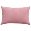 vidaXL Coussins de canap&eacute; 2 pcs Rose 60 x 40 cm