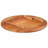 vidaXL Dessus de table bois massif d'acacia rond 15-16 mm 50 cm