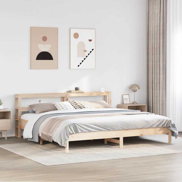 vidaXL Cadre de lit sans matelas 180x200 cm bois massif de pin