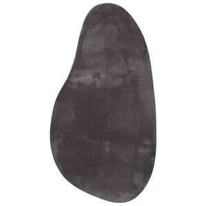 vidaXL Tapis de surface HUARTE Anthracite 80 x 150 cm Polyester