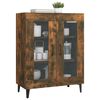 vidaXL Buffet ch&ecirc;ne fum&eacute; 69,5x34x90 cm bois d'ing&eacute;nierie
