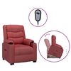 vidaXL Fauteuil Rouge bordeaux Similicuir