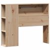 vidaXL Lit biblioth&egrave;que sans matelas 90x190 cm bois de pin massif