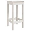 vidaXL Ensemble de bar de jardin 5 pcs blanc bois massif de pin