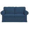 vidaXL Canap&eacute; Bleu Dimensions globales: 155 x 82 x 80 cm (l x P x H)