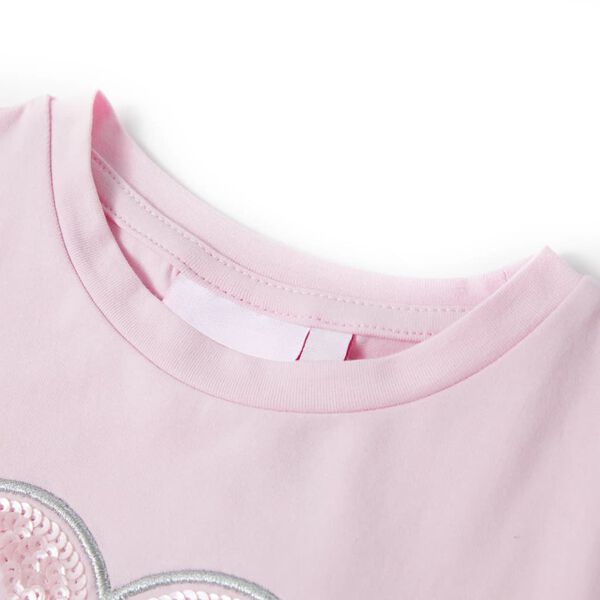 T-shirt pour enfants rose clair 116