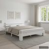 vidaXL Cadre de lit sans matelas blanc 180x200 cm bois massif de pin