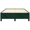 vidaXL Cadre de lit sans matelas vert fonc&eacute; 120x190 cm velours