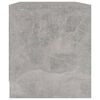 vidaXL Meuble TV gris béton 90x35x40 cm bois d'ingénierie