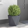 vidaXL Jardini&egrave;re 2 pcs Anthracite 50 x 50 x 50 cm Acier