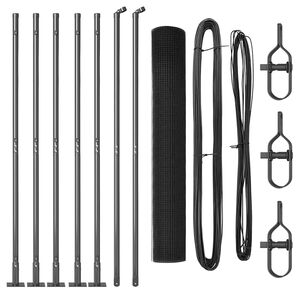 vidaXL Poteau de cl&ocirc;ture. Gris