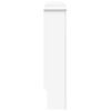 vidaXL Cache-radiateur MDF Blanc 205 cm