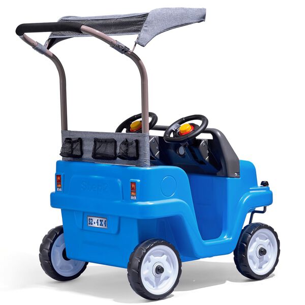 Step2 Voiture &agrave; pousser pour enfants deux places SUV Bleu